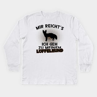 Löffelhund Wüste Fuchs Motiv Geschenkidee Kids Long Sleeve T-Shirt